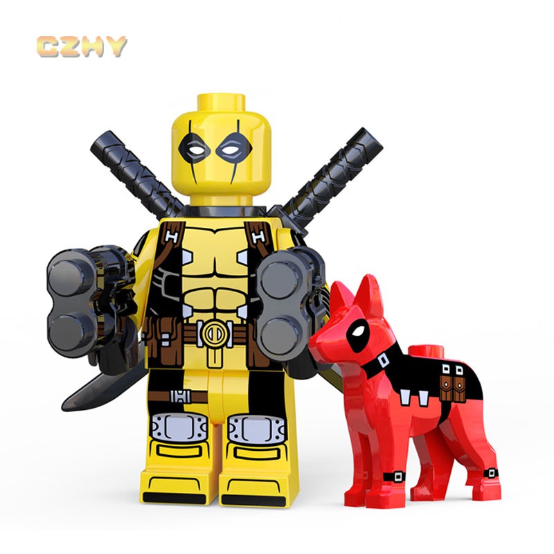[Mã LIFETOYS1 giảm 30K đơn 99K] Mô Hình Lego Nhân Vật Deadpool Màu Đỏ