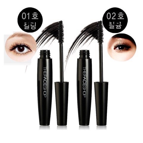 Mascara chuốt mi The Face Shop Freshian Big Mascara làm dày và cong mi