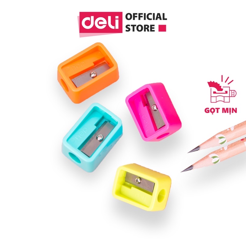 Chuốt Gọt Bút Chì E0594 Nhiều Màu Sắc - Deli 1 Cái