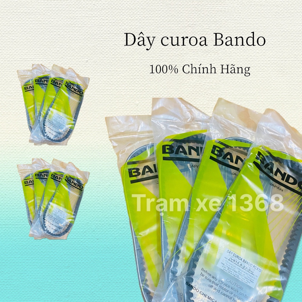 Dây curoa Bando cho xe Air Blade 125 150, Vairo 125 150, Pcx, AB, Sh mode, Lead 125 hàng chính hãng độ bền cao