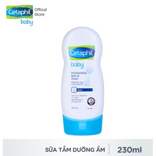 Sữa Tắm Trẻ Em Cetaphil Baby Moisturizing Bath & Wash Dưỡng Ẩm 230ml