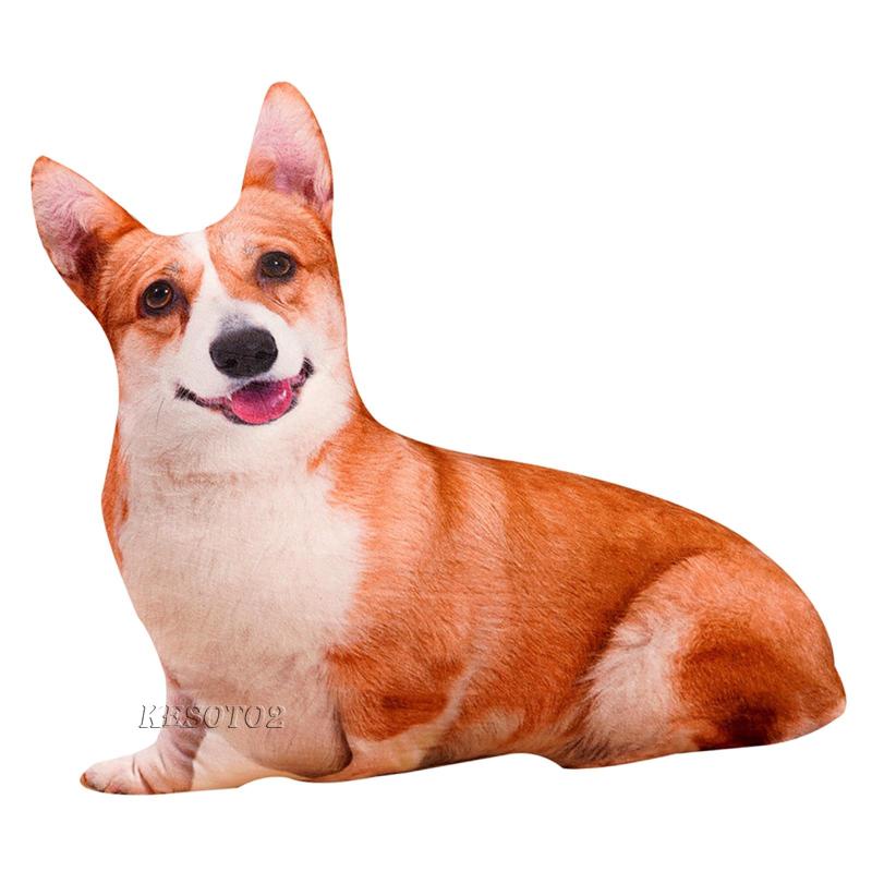 Bộ 2 Thú Nhồi Bông Hình Chú Chó Đáng Yêu Trang Trí Nhà Cửa