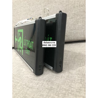 Đèn exit lối thoát hiểm dùng điện 2 mặt AED FIRE EXIT LIGHT