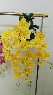 Giỏ Hồ Điệp Treo Tường - hoa vải hoa lụa