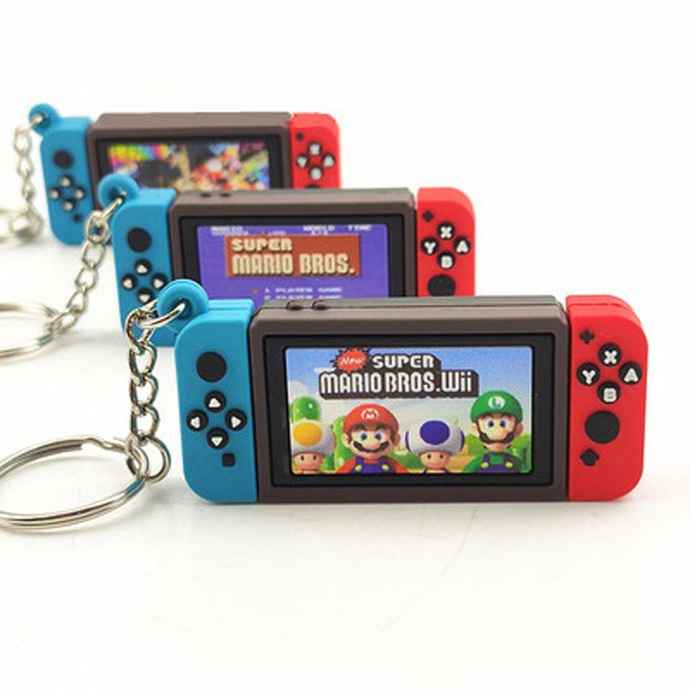 LILYES Móc Khóa Xe Hơi Hình Super Mario Dễ Thương