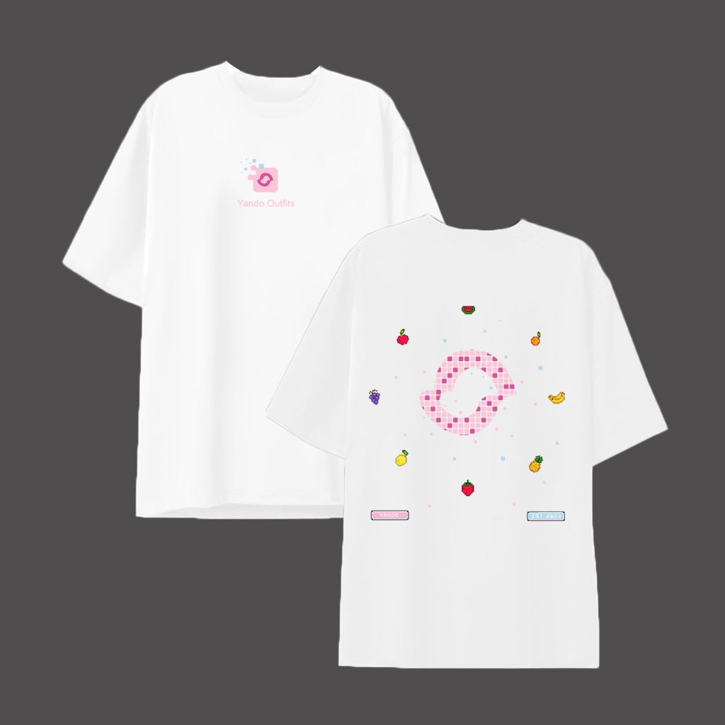 Áo Thun Tay Lỡ Nam Nữ Form Rộng YANDO OUTFITS LOVELY-AT0618 -Cotton 2 Chiều