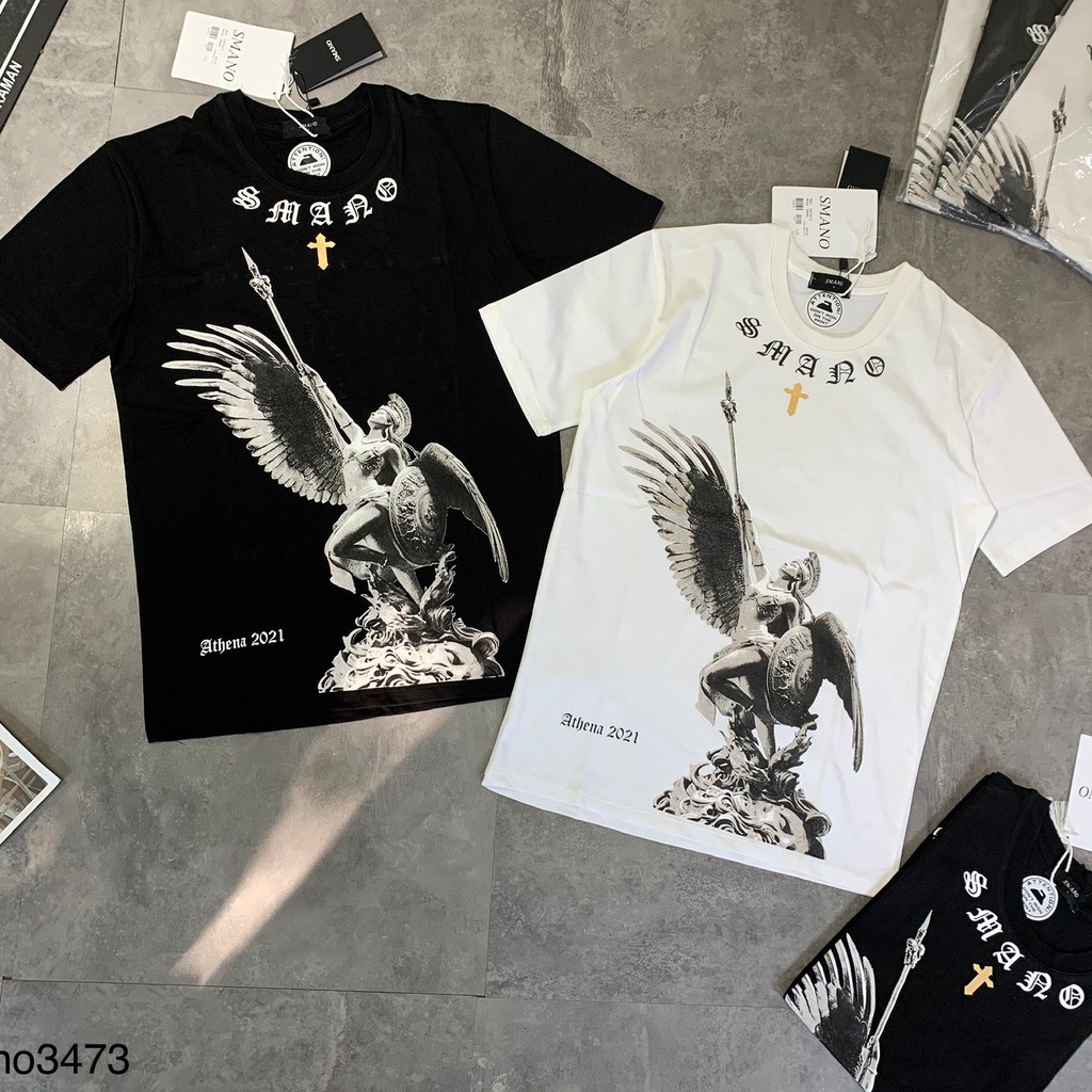 Áo Phông Mùa Hè, Áo Thun In Hình 3D Thiên Sứ Kenko Chất Liệu Thun Cotton Cao Cấp - AC96 - Shopmens | BigBuy360 - bigbuy360.vn