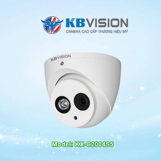 Camera dome 4 in 1 hồng ngoại 50 mét 2.0mp kbvision kx-c2004s5