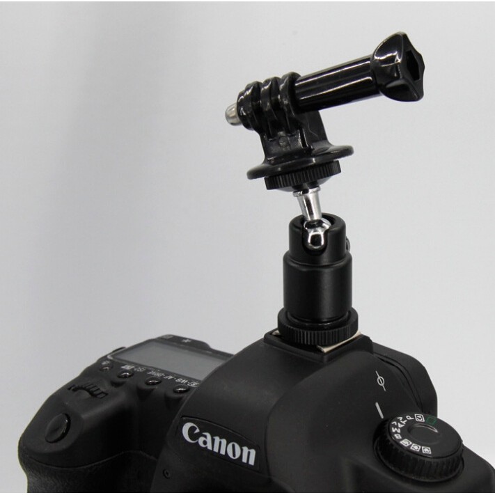 Phụ kiện chuyển chân Flash máy ảnh sang chân Tripod 1/4" BI CẦU Q30 ĐÈN LIVESTREAM CAMERA