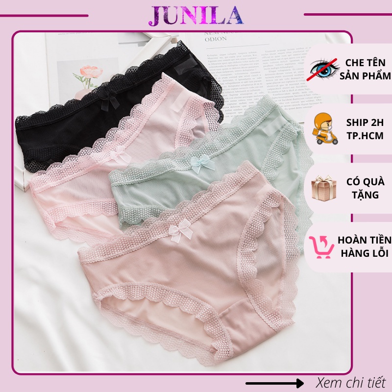 Quần lót ren nữ sexy xuyên thấu gợi cảm nhiều màu siêu mỏng QL22