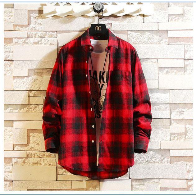 Áo Khoác Sơ Mi CARO Flannel Trẻ Trung Năng Động Cá Tính SM10 Unisex Zalofa