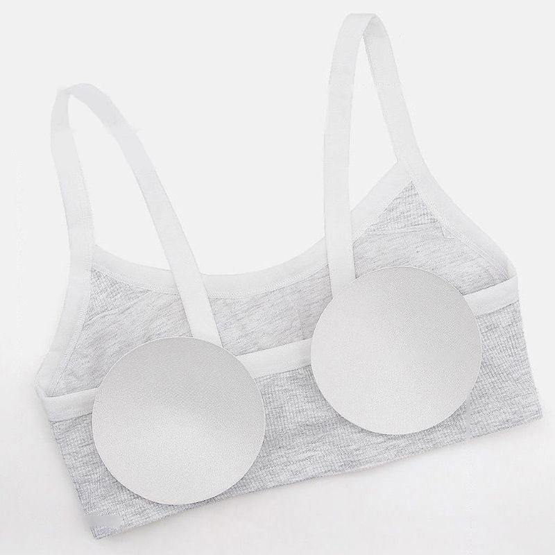 Haha Beathable Áo Ngực Thể Thao Bằng Cotton 5 Lựa Chọn Cho Tuổi Teen