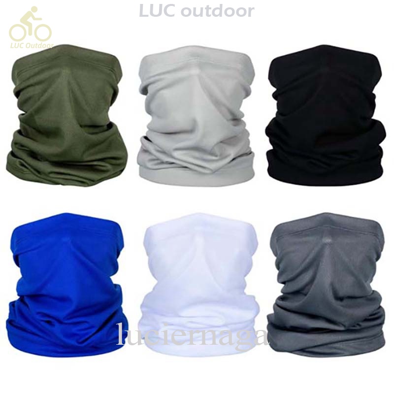 Bộ 6 Khăn Bandana Đa Năng Đeo Cổ/Mặt Nạ Che Mặt Chơi Thể Thao/Cắm Trại Halloween