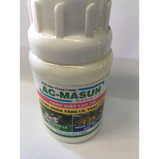 Phân Bón Trung Lượng AC MASUN 100g Ngăn Ngừa Vàng lá, Vàng Cành Tăng Diệp Lục Tố