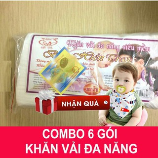 Khăn Vải khô ❤️FREESHIP❤️ Khăn vải lau bé khăn khô  18x20cm
