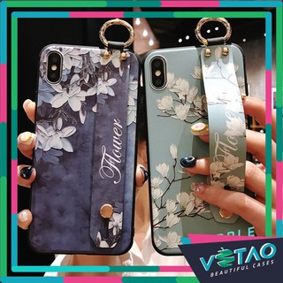 [ FREESHIP TỪ 50K TOÀN QUỐC ] Ốp lưng Iphone Flower painted + đai