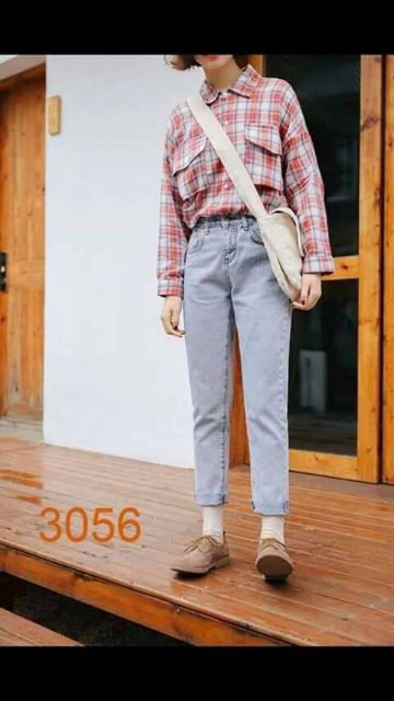 Quần jean baggy trơn_kèm ảnh thật | BigBuy360 - bigbuy360.vn