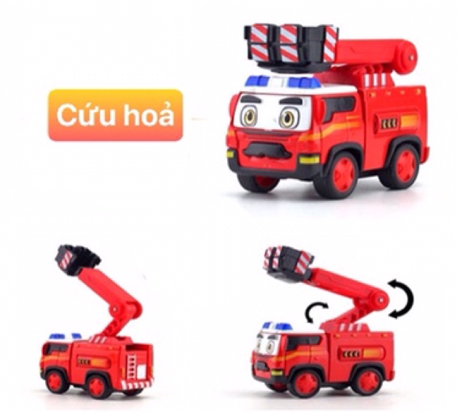 [NHIỀU MẪU] Đồ chơi đội cứu hội POLI biến hình xe cực đẹp  (cứu thương, cứu hoả, hence, nhiều mẫu)