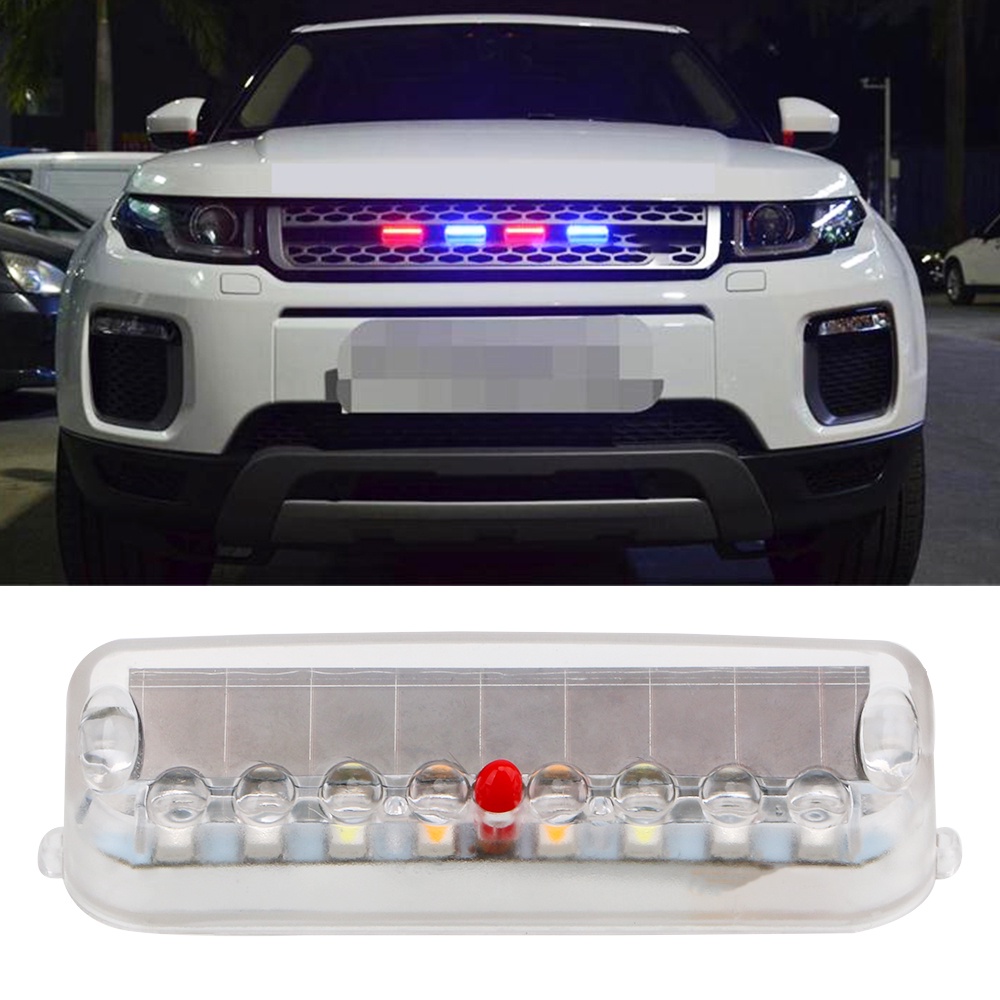 Đèn Led Cảnh Báo An Ninh Sử Dụng Năng Lượng Mặt Trời Chống Va Chạm Thông Dụng Cho Xe Hơi