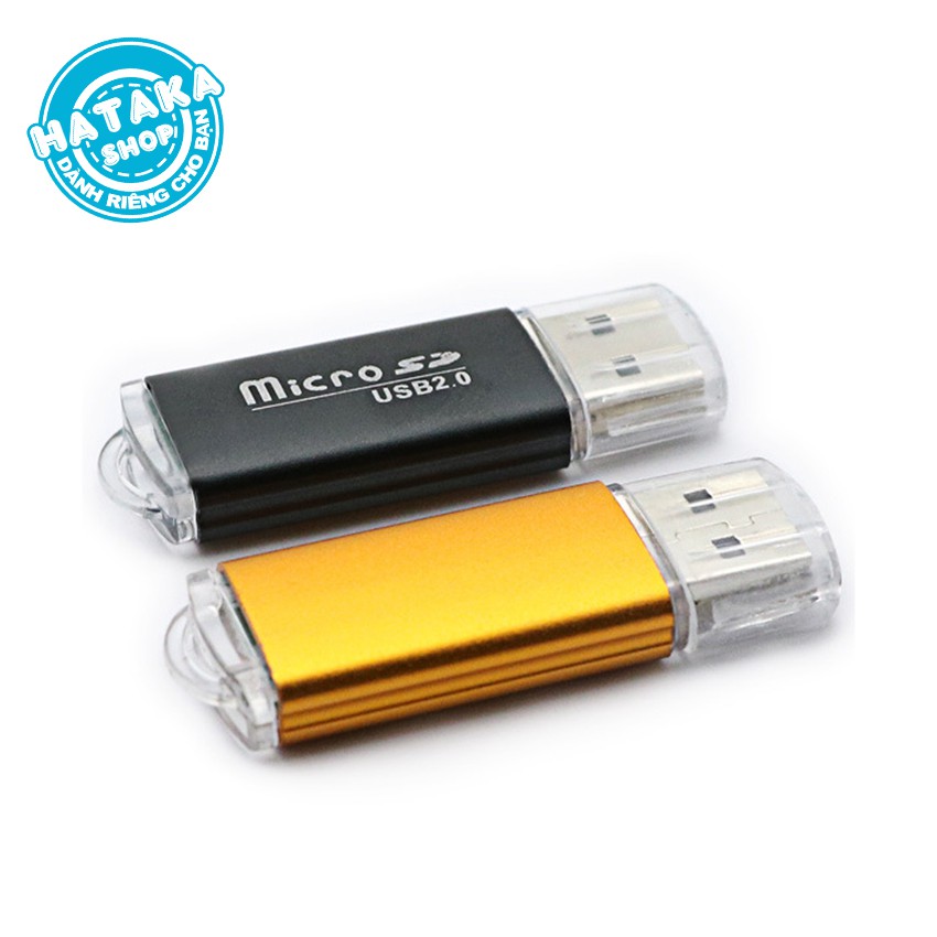 Đầu đọc thẻ nhớ Micro SD vỏ nhôm ♥️Freeship♥️ Đầu đọc thẻ nhớ điện thoại