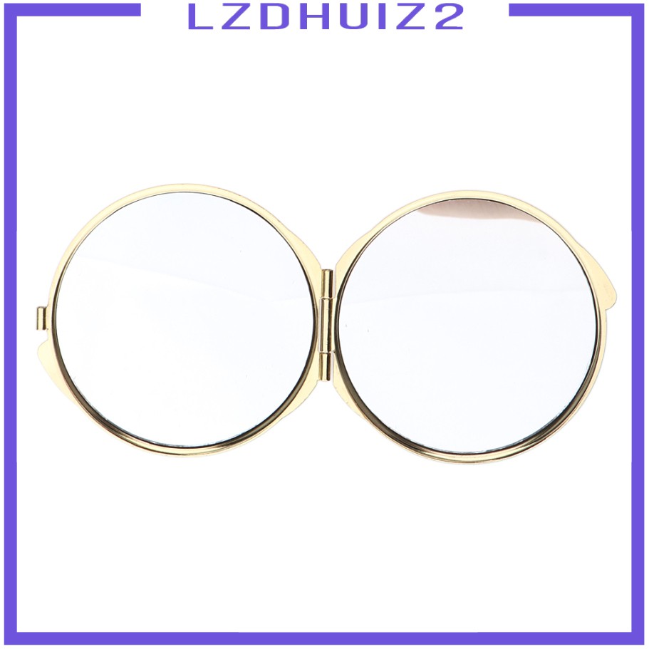 Gương Tròn Hai Mặt Dạng Gập Bỏ Túi Đựng Mỹ Phẩm Lzdhuiz