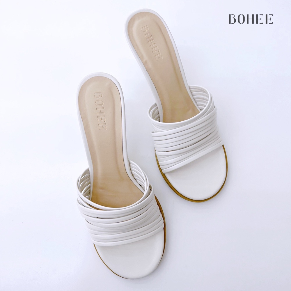 Dép Cao Gót Dây Mảnh Quai Ngang BOHEE GD31