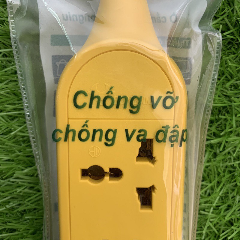 Ổ cắm điện Gongniu đa năng không dây chống va đập- 4 ổ- GNVN-C5