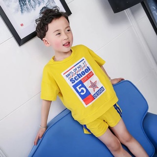 Bộ cotton bé trai bé gái 2-6Y