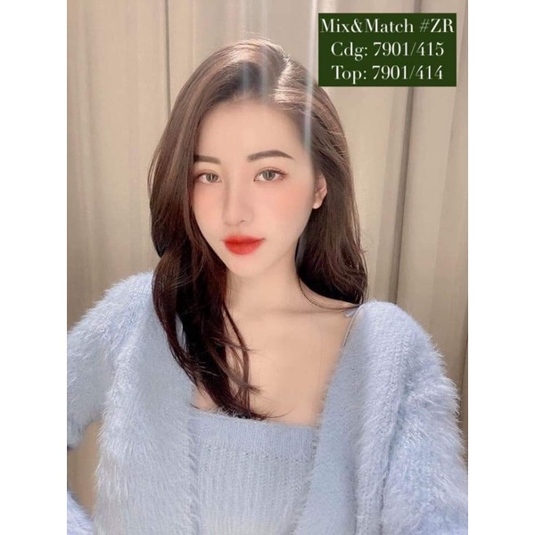 Áo cardigan lông thỏ Dư Sịn Tqxk Za*a