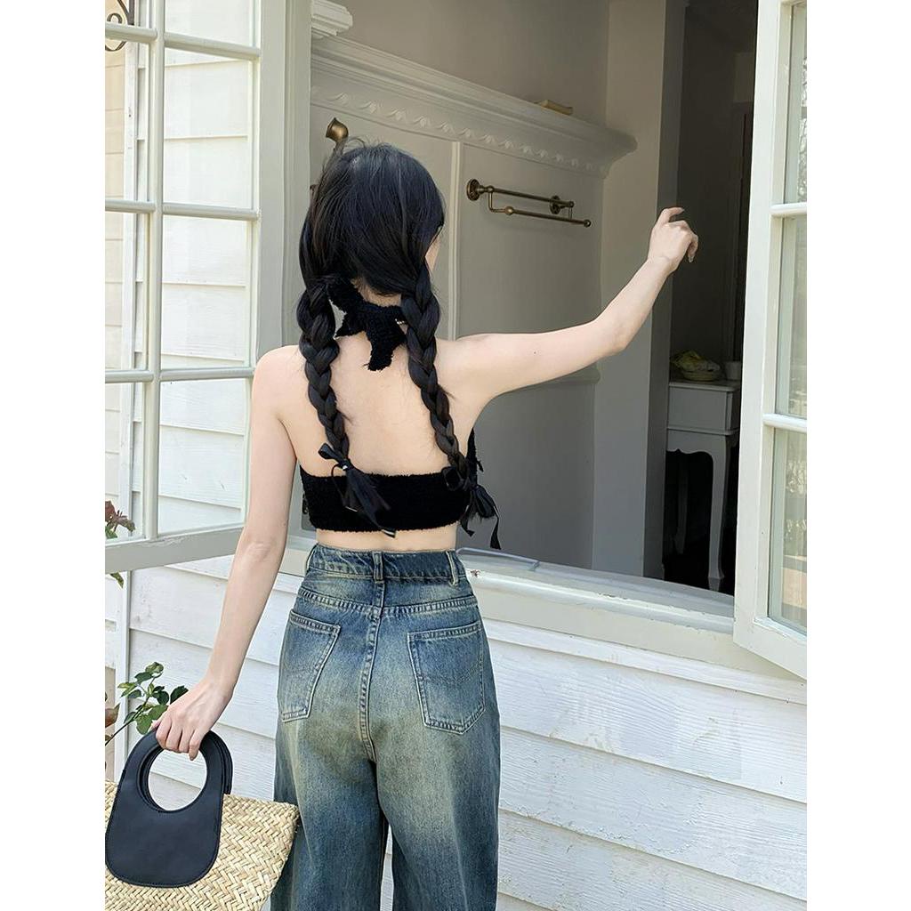 Quần Jean Ống Rộng Phong Cách Hoài Cổ Kiểu Mới 62730