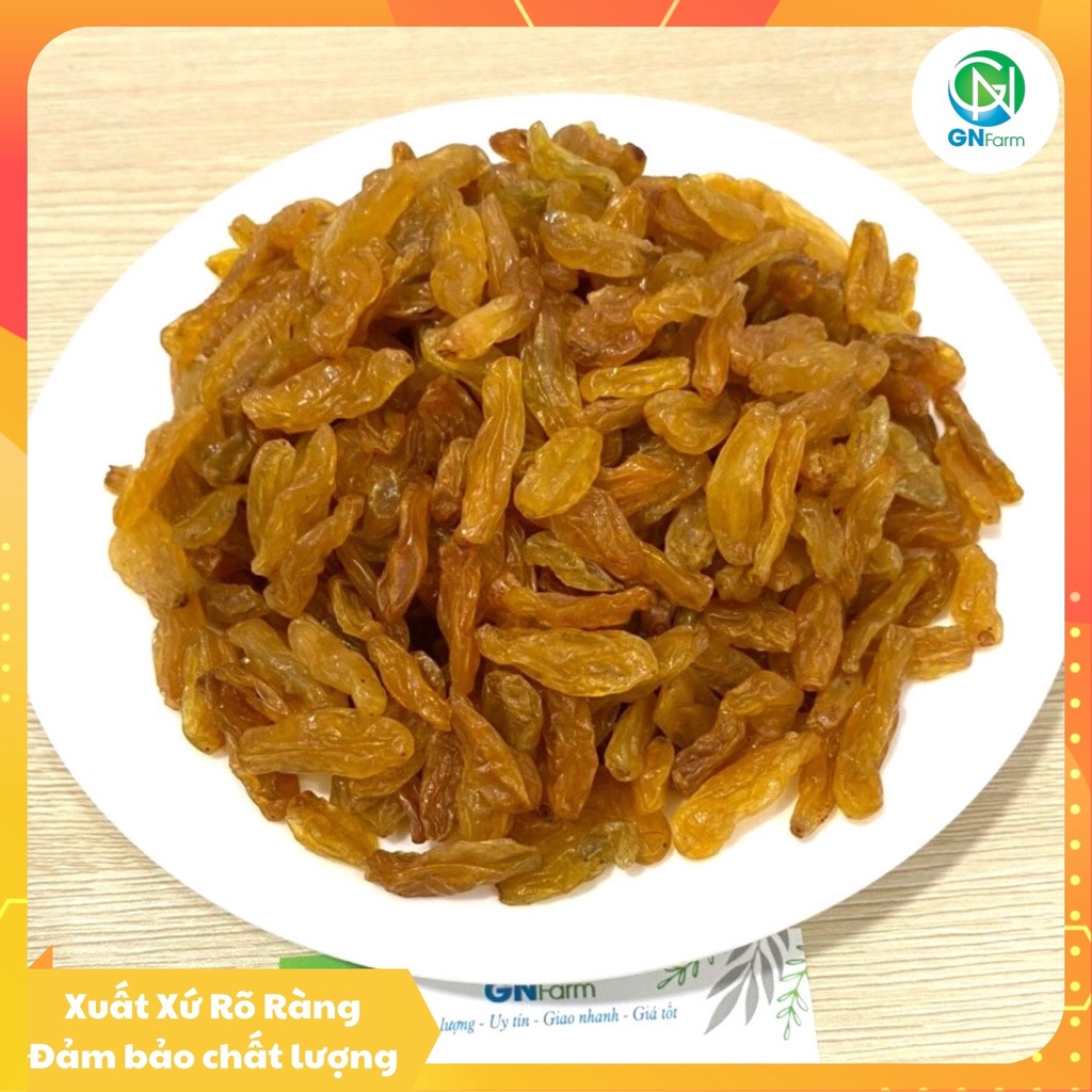 Nho Khô Ấn Độ Golden Raisin Nhập Khẩu Chính Hãng - Túi 1kg