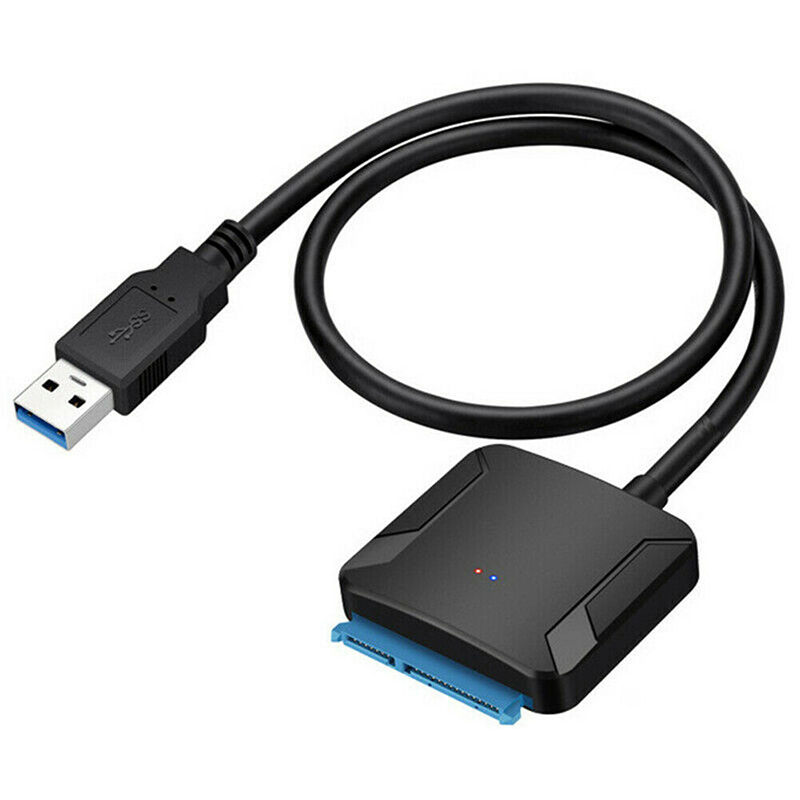 Dây Cáp Chuyển Đổi Sata Sang Usb 3.0 2.5 '' / 3.5 '' Hdd Ssd W / 12v Us | BigBuy360 - bigbuy360.vn