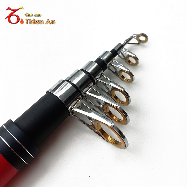 Cần câu cá Hunts Man Trâu bò màu đen đỏ tải cá 8 - 15kg chuyên săn hàng khủng  giá rẻ y hình