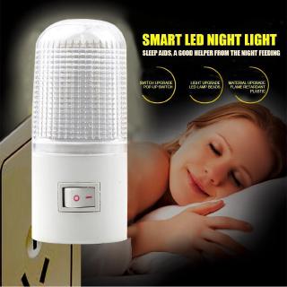 Đèn ngủ led mini gắn treo tường đầu giường phích cắm kiểu US