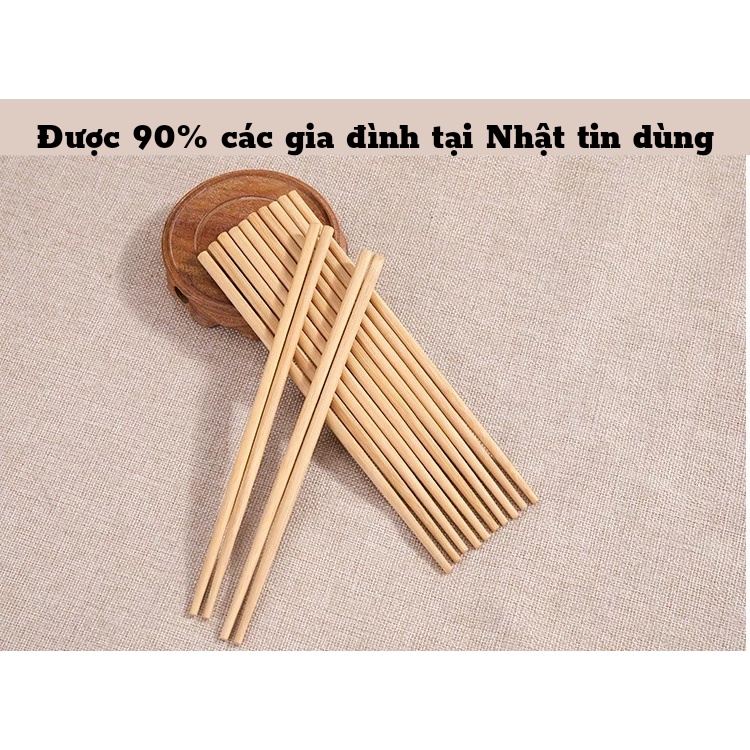 Đũa gỗ cao cấp Nhật Bản an toàn không bị mốc đũa gỗ nhà hàng