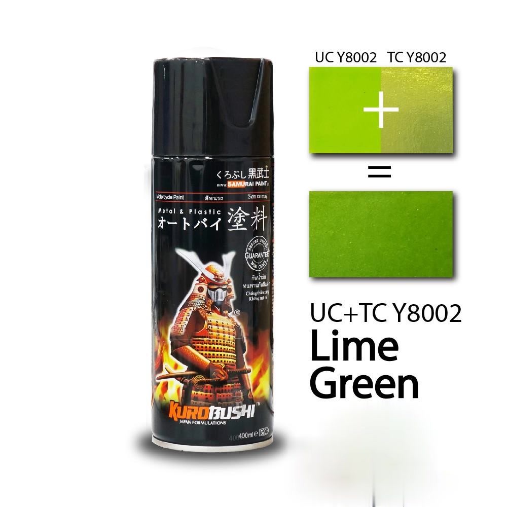 [COMBO] Sơn xịt Samurai màu Xanh Lá Tươi - UC+TCK8002 , Dầu nhớt 20