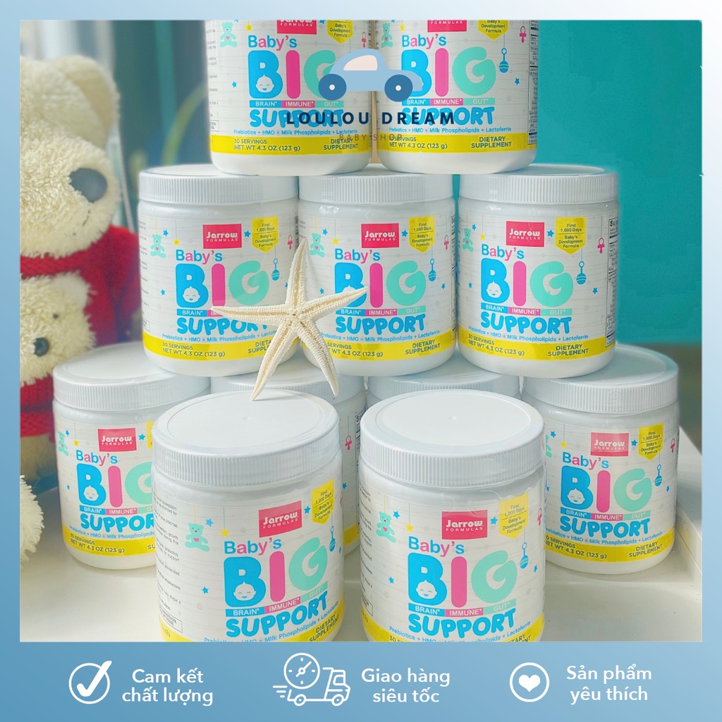 Bột dinh dưỡng Jarrow Baby Big Support 1000 ngày đầu tiên (MADE IN USA) [BAY AIR]