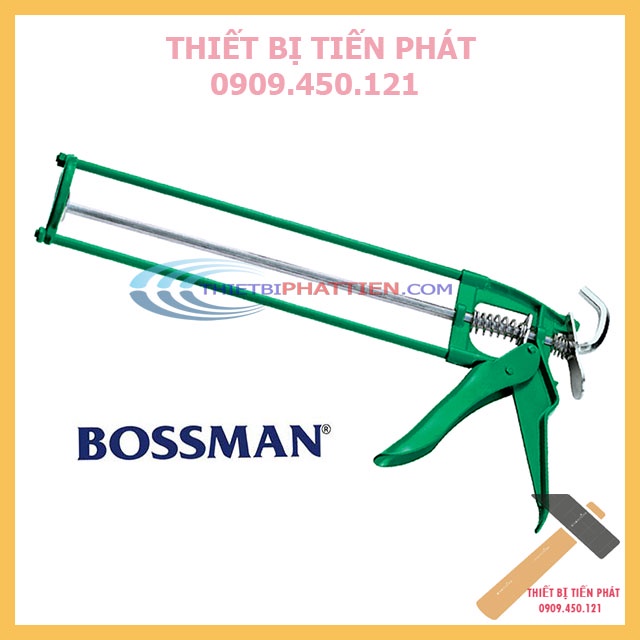 Súng Bắn Silicon BOSSMAN Màu Xanh Bằng Sắt Chắc Chắn Tiện Lợi (Chính Hãng)