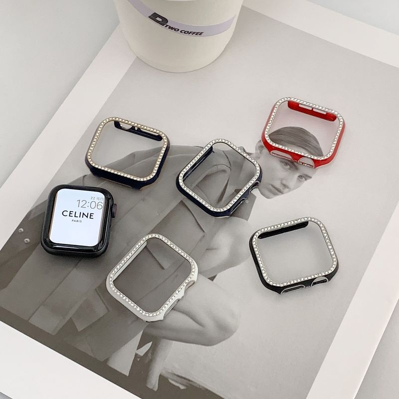 Ốp mặt đồng hồ bằng nhựa bảo vệ cho Apple Watch Serie 6 5 4 3 SE 44mm 40mm 42mm 38mm