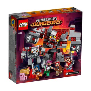Đồ chơi lắp ráp Lego Minecraft 21163 - Đại Chiến Đá Đỏ