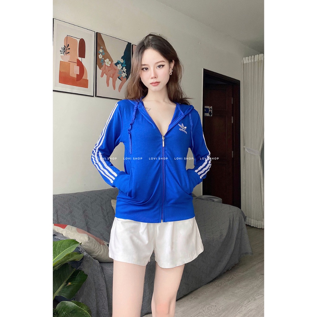 Áo khoác thể thao chất thun da cá nhiều màu