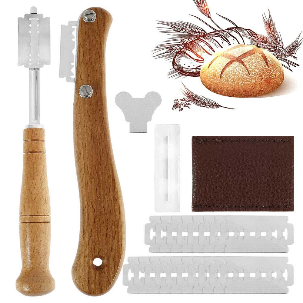 Handle Replacement Blades Bakery Arc Curved Bread Lame Cutter