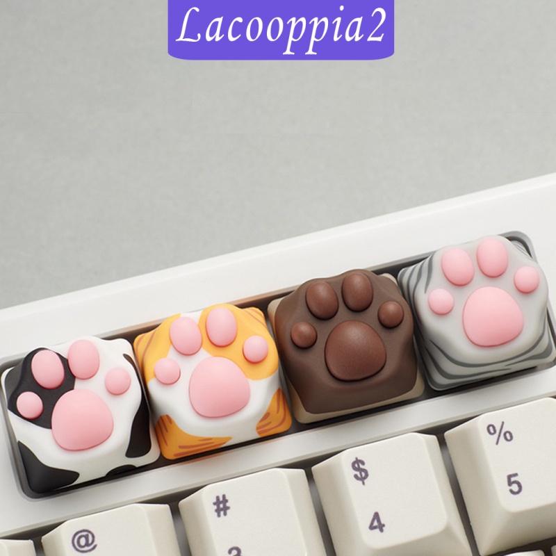 [LACOOPPIA2] Silicone Cat Paw Mechanical Keyboard Keycap for Cherry MX Premium