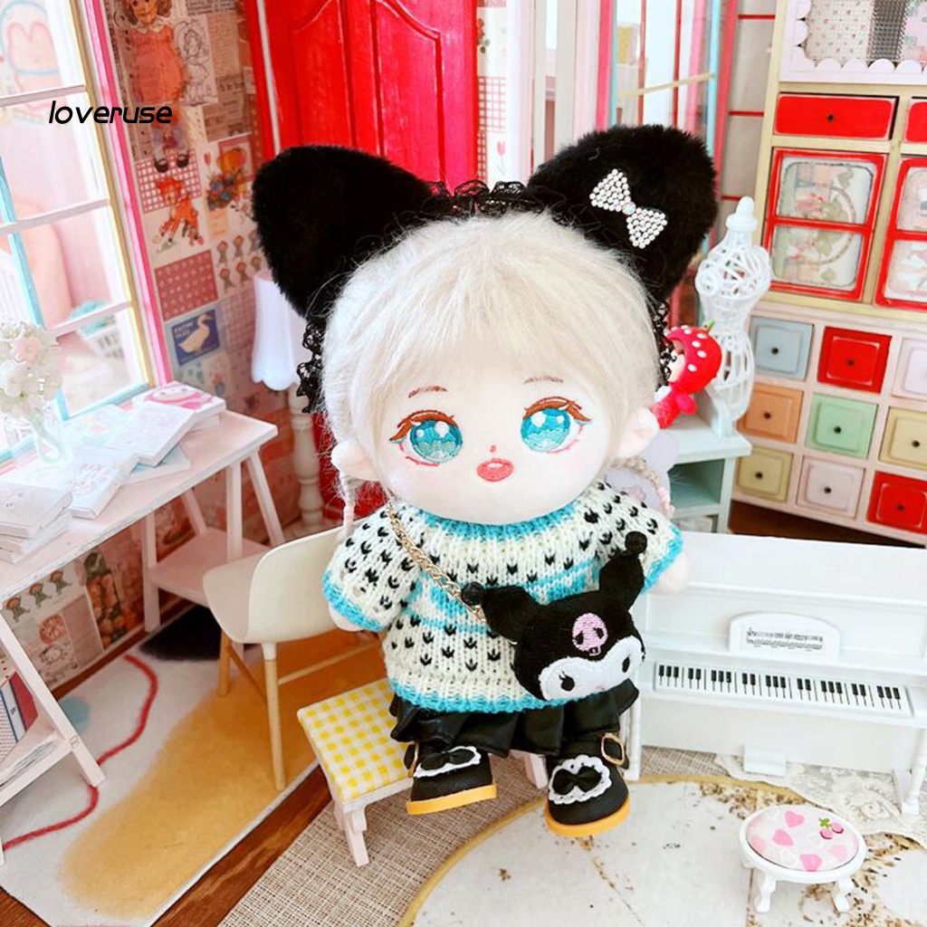 Búp Bê Thần Tượng Mini 20cm Bằng Vải Cotton Dệt Kim Kích Thước 20cm Trang Phục Cho Bé Gái