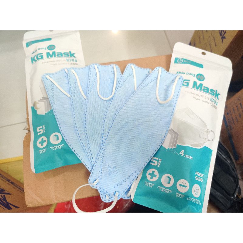 Sỉ Thùng khẩu trang LANDMASK ,hoặc KG MASK 300chiếc đủ 8 mầu form 3D KF94 Giá sỉ