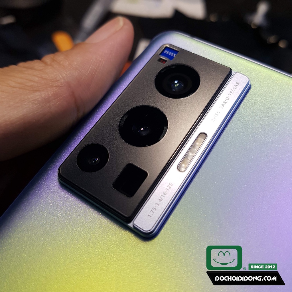 Combo 2 miếng dán cường lực camera Vivo X70 Pro nguyên liệu nhựa nano cao cấp