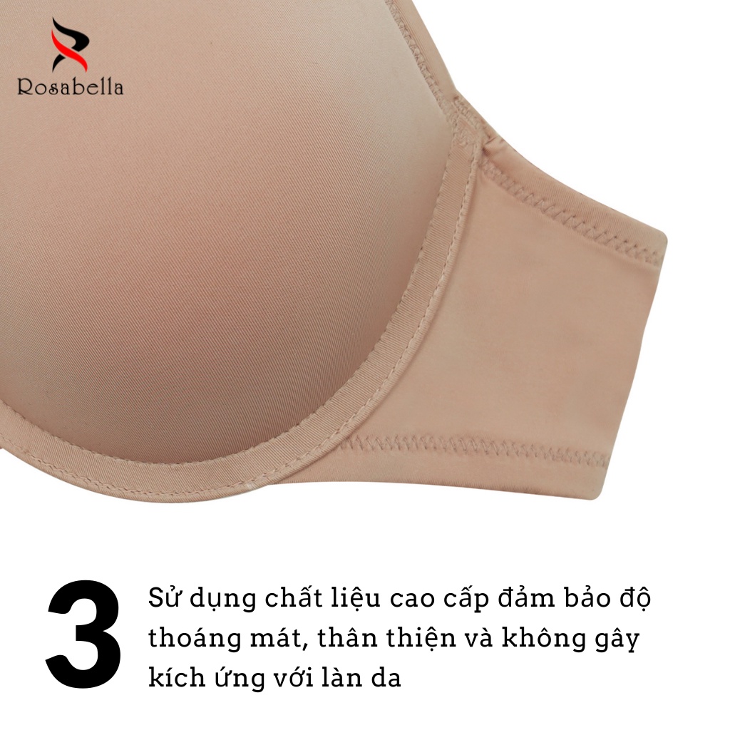 Áo Ngực Có Gọng ROSABELLA Chất Vải Cao Cấp Thiết Kế Cup Ngực 3/4 Nâng Ngực Tối Đa RW40