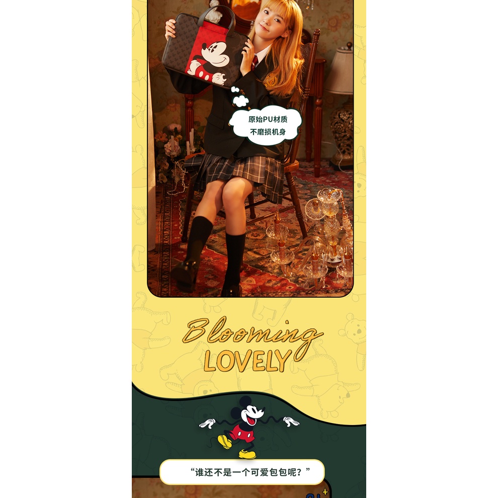 TÚI XÁCH LAPTOP HÌNH MICKEY ĐỎ