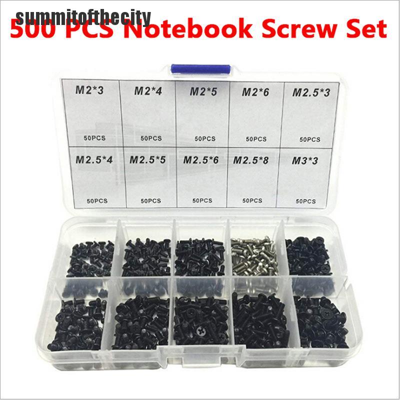 Bộ 500 Ốc Vít M2.3 M3 Chuyên Dụng Cho Máy Tính
