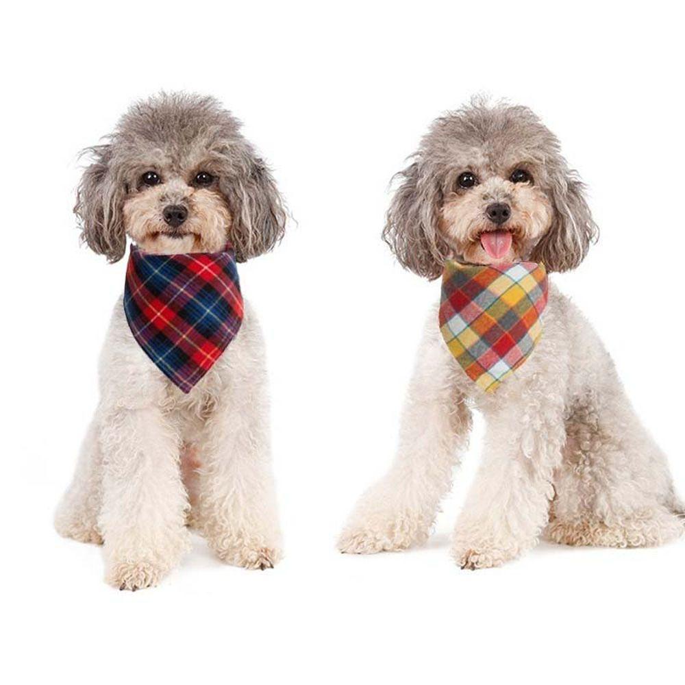 JARRED Khăn Choàng Cổ Tam Giác Vải Cotton Mềm Cho Thú Cưng